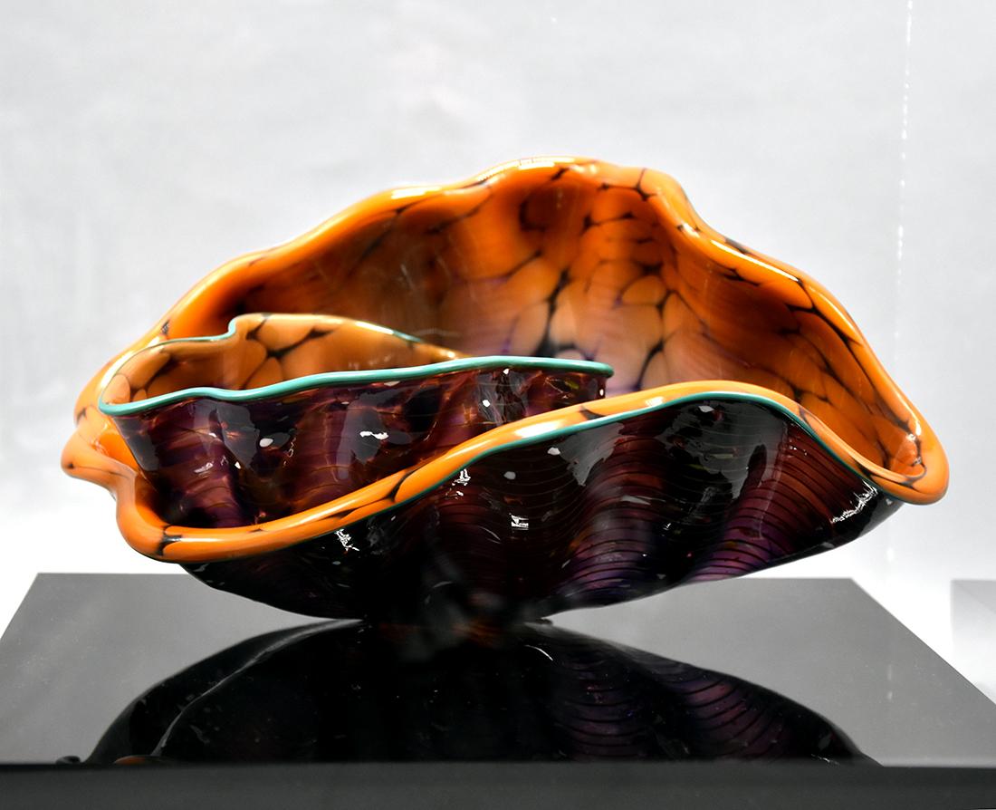 Dale Chihuly Abstract Sculpture - Macchia Art Glass Bowls, from Seaforms