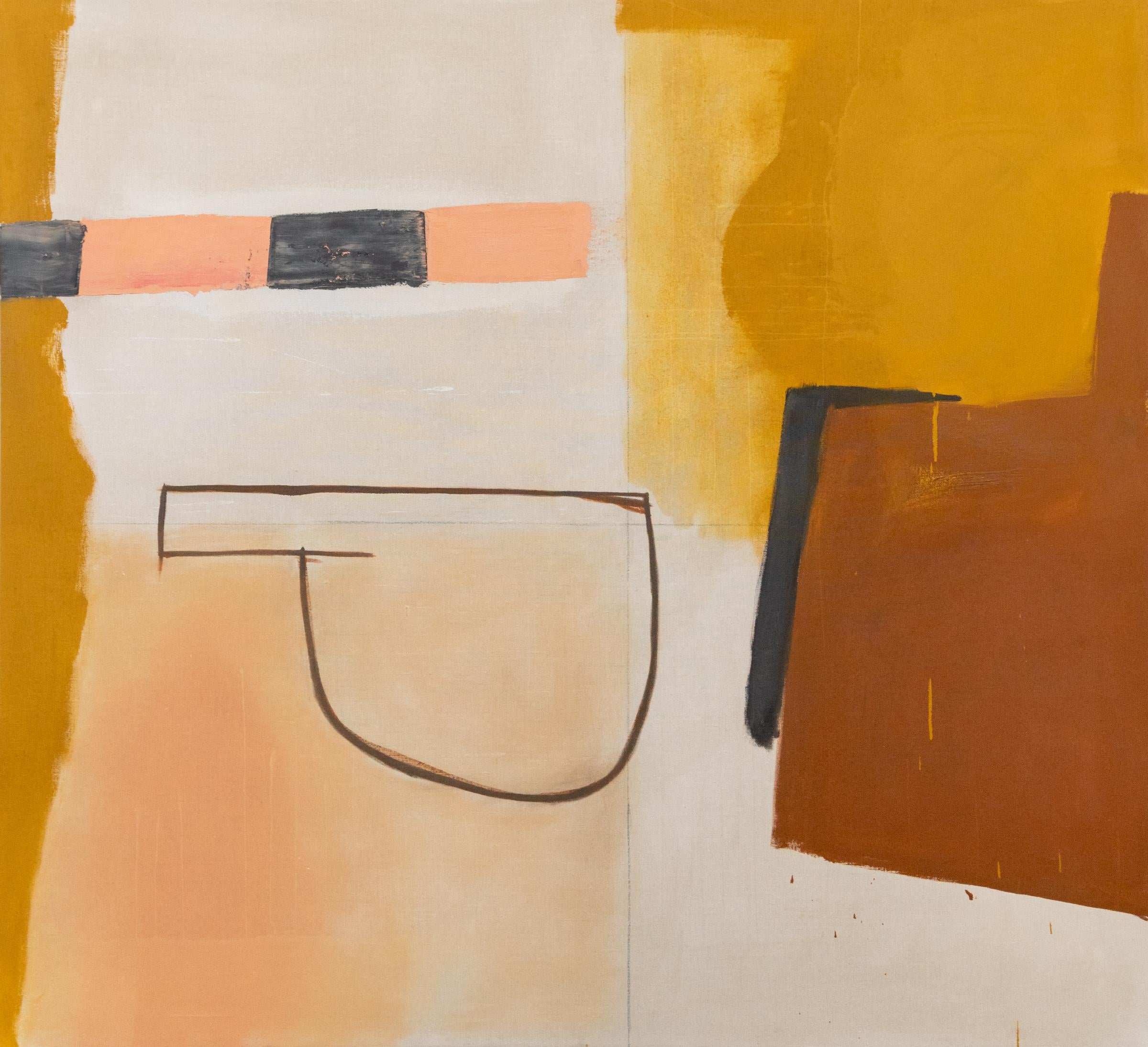 Dale Chisman Abstract Oil on Canvas, 2005, “Passage 5, Western Theory”