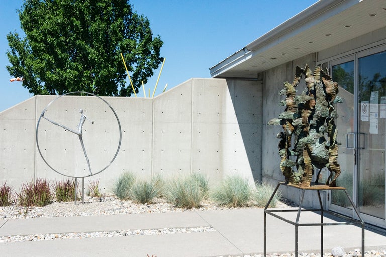 Full Fathom Five - tall, narrative, figurative, bronze outdoor sculpture For Sale 2