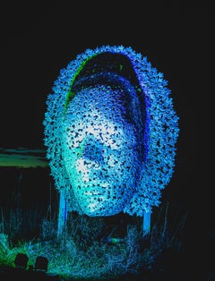 Silver Maple (Large) - figurative, wall-mounted, outdoor aluminum sculpture