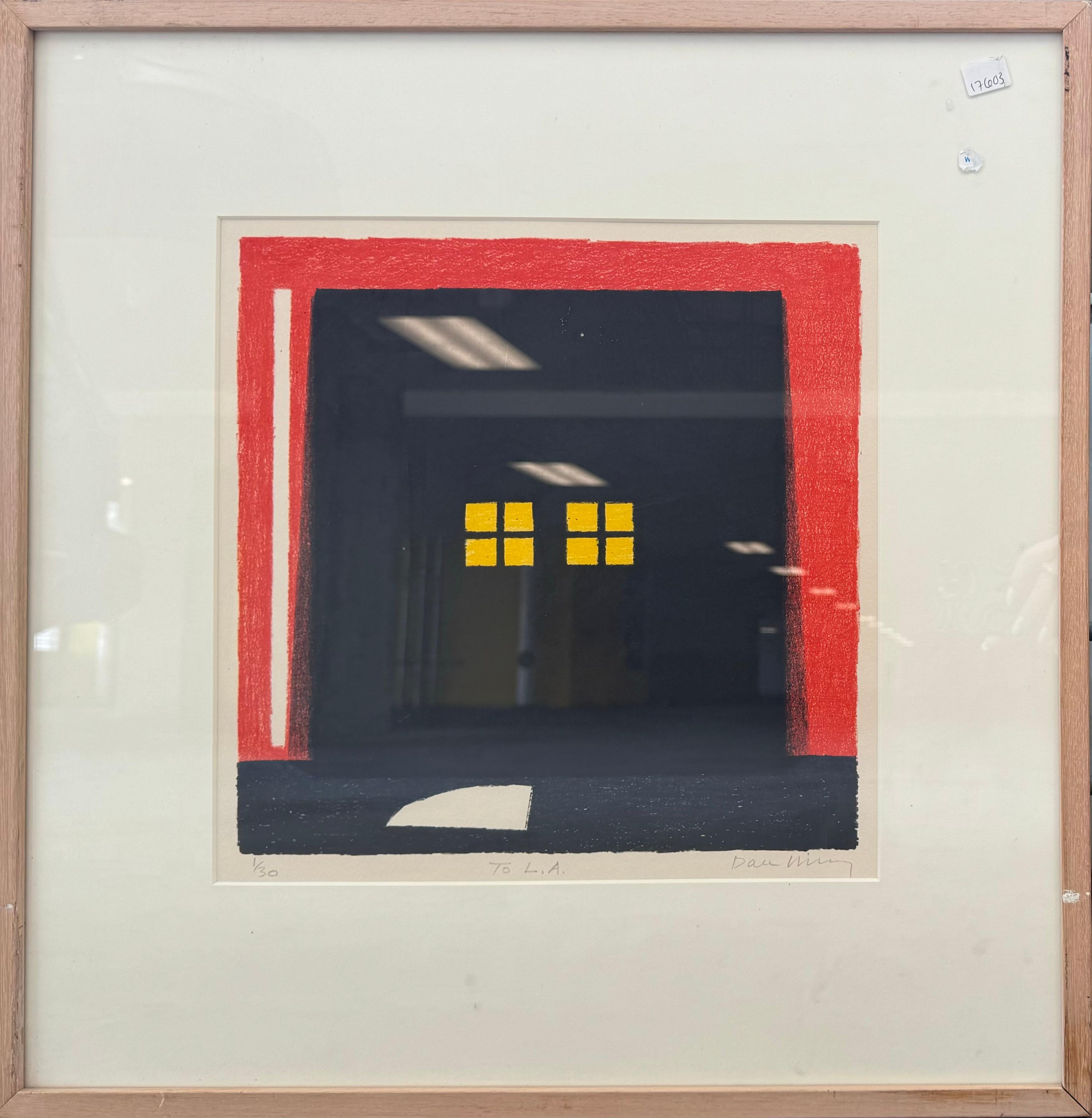 To L.A. - Print by Dale Hickey