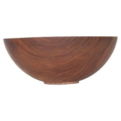 dale larson woodturner Dale Larson Pacific Madrone Wood Turned Bowl Midcentury