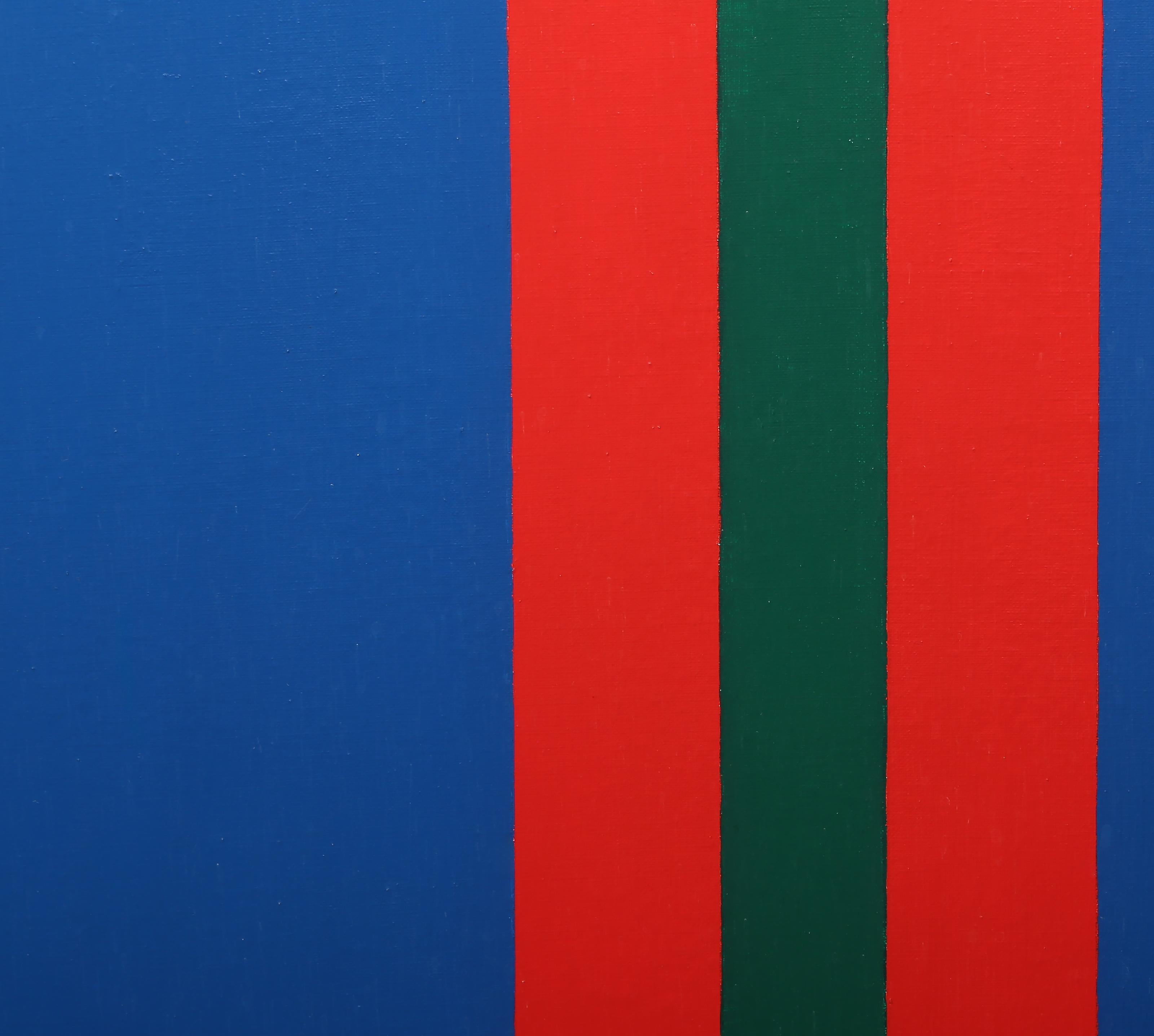 No. 2, Hard-Edge Geometric Painting by Dale Laun 1969 For Sale 1