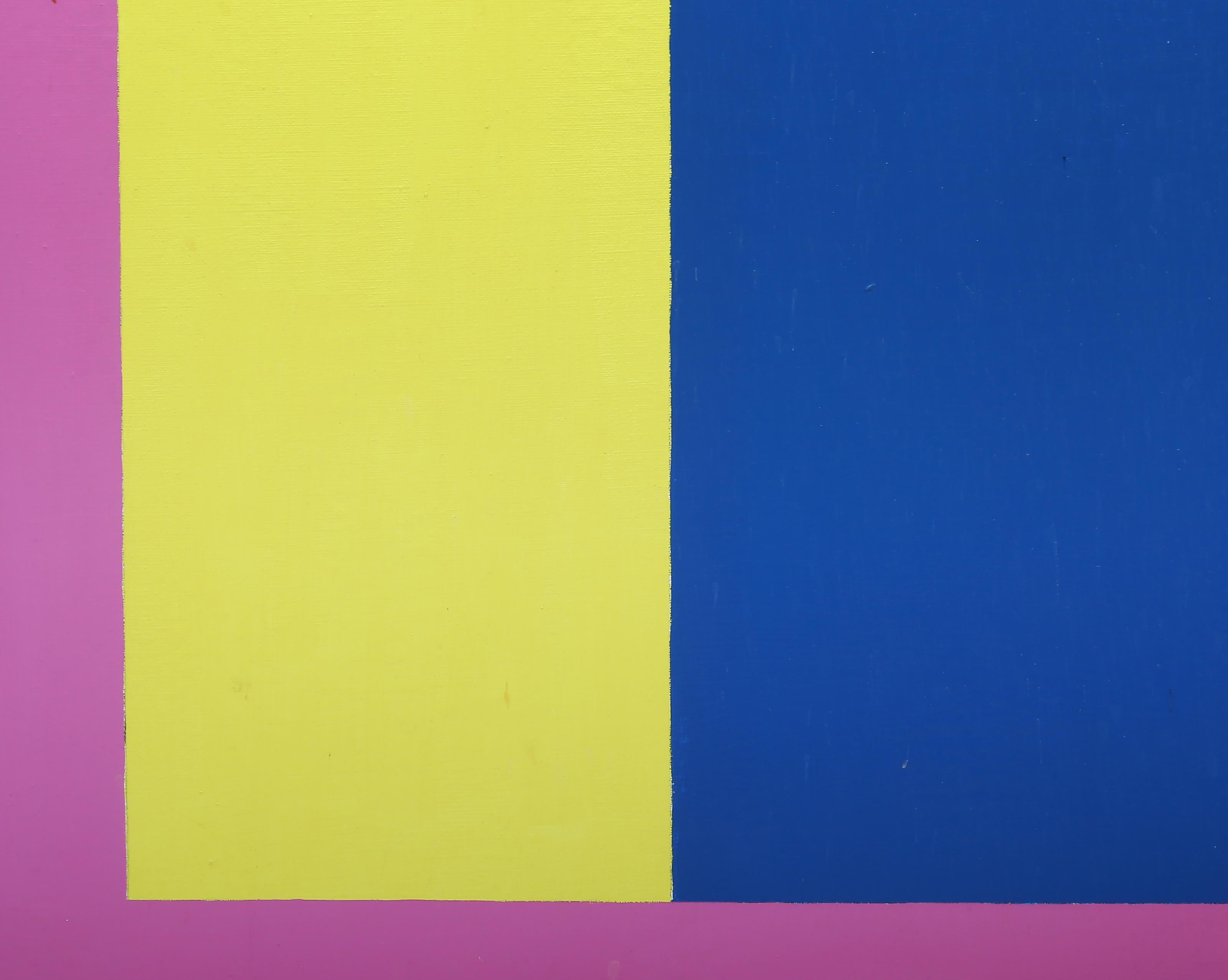 No. 2, Hard-Edge Geometric Painting by Dale Laun 1969 For Sale 2