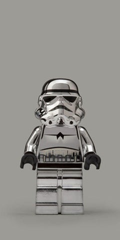 Lego Star Wars /  Mixed Media Print of Storm Trooper / Limited Edition 2 of 18