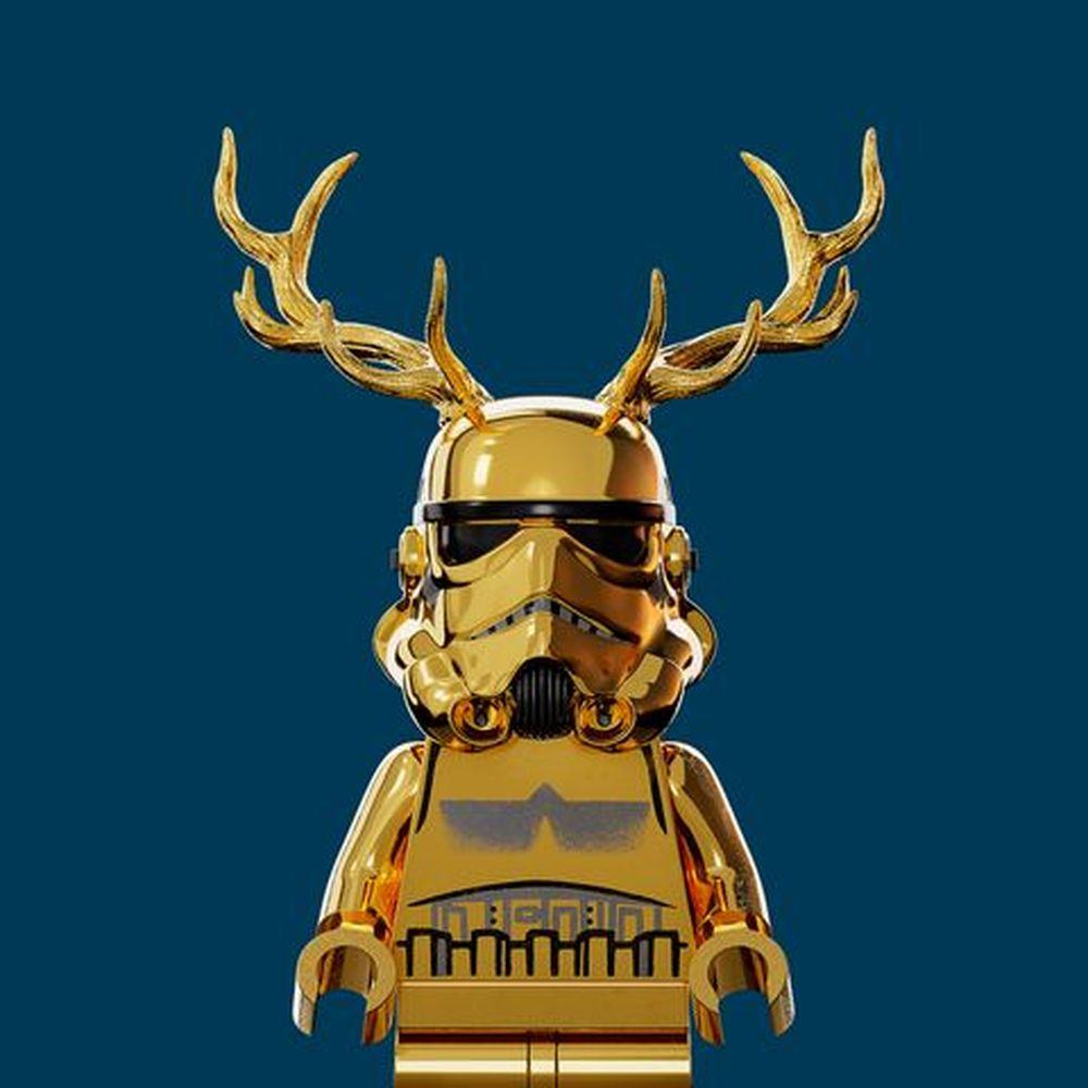 Dale May - Rainbow V3P0 / Louis Vuitton Pattern / Lego Star Wars Multimedia  Print For Sale at 1stDibs