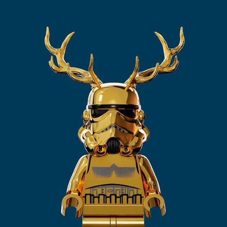Dale May - Star Wars Lego / Gold Deer Storm Trooper For Sale at 1stDibs