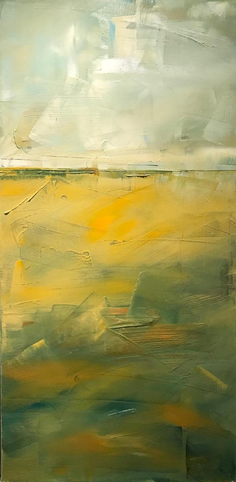 Dale Najarian Autumn Colors Abstract Landscape Vertical Oil