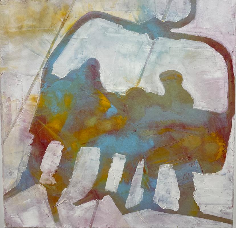 Dale Najarian Figurative Painting - Lift Ride