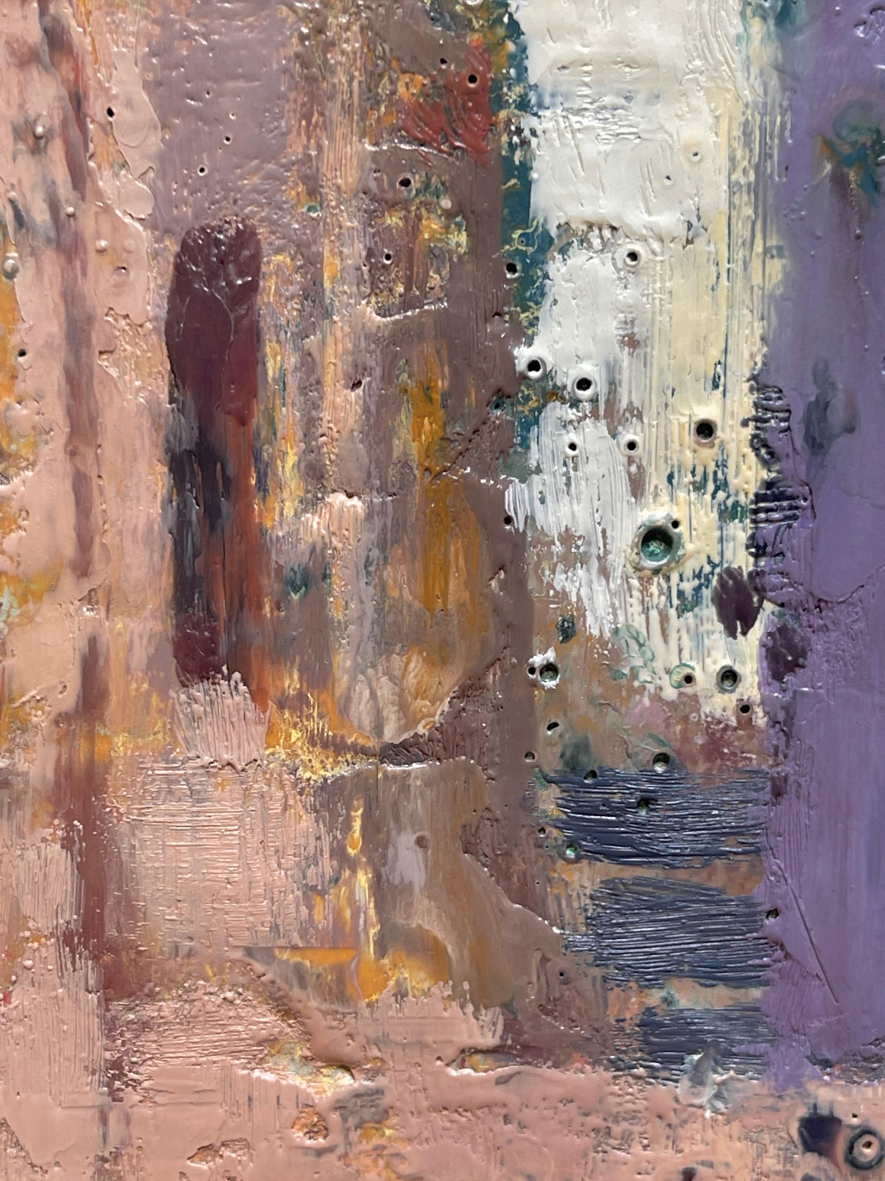 « Observation Deck » (2022), peinture à l'encaustique originale de Dale O Roberts en vente 1