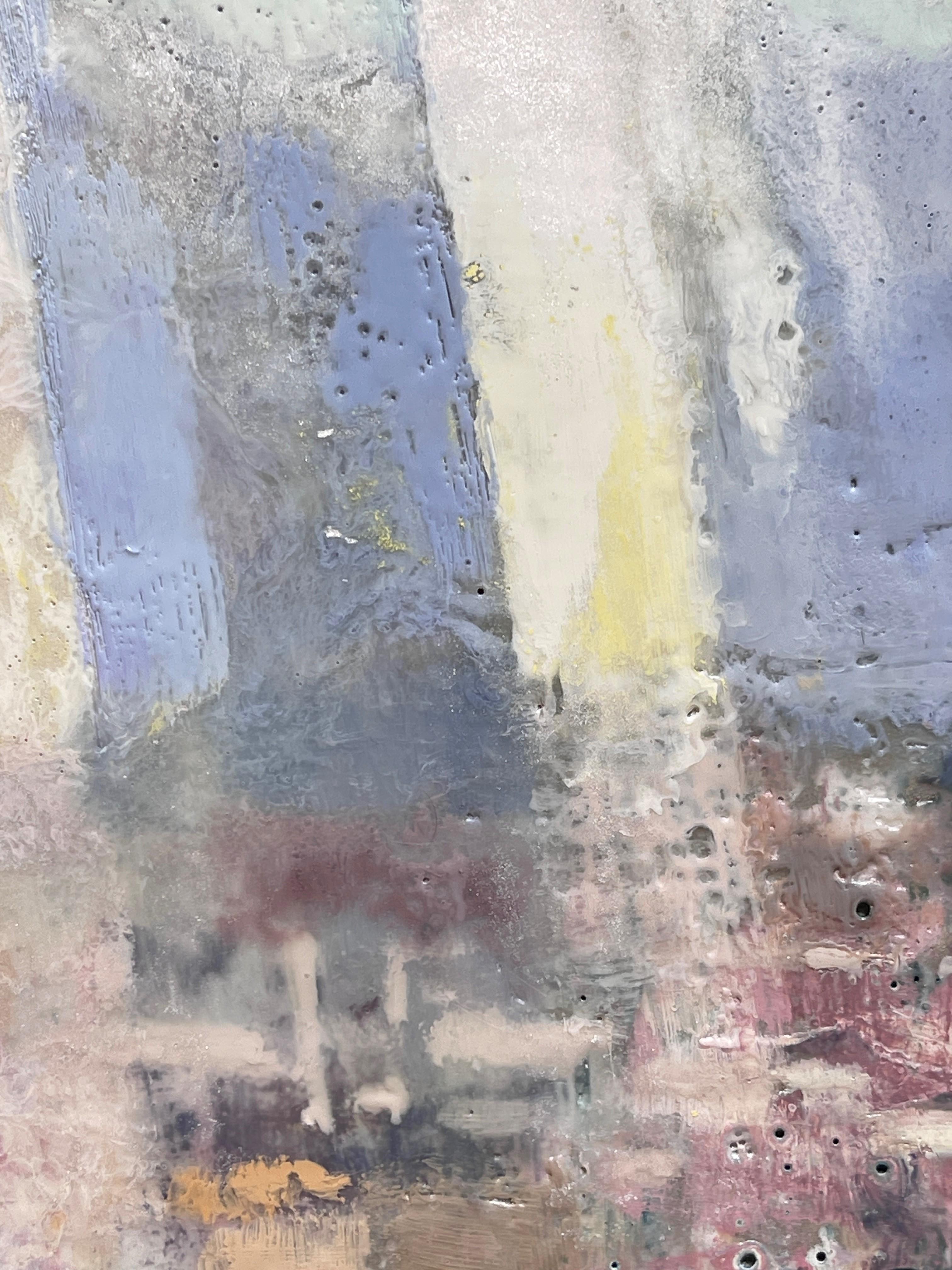 « Observation Deck » (2022), peinture à l'encaustique originale de Dale O Roberts en vente 2