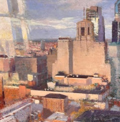 "Cubierta de observación" (2022), Pintura encáustica original de Dale O Roberts