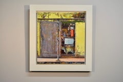 Enkaustik-Gemälde „Oxidisierter Boxcar“