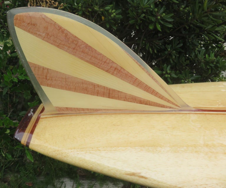 Dale Velzy Shaped Balsa Wood Longboard Surfboard For Sale at 1stDibs