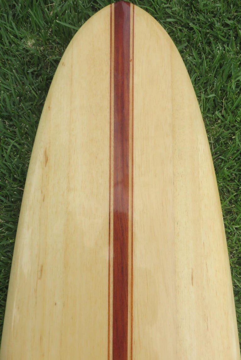 Dale Velzy Shaped Balsa Wood Longboard Surfboard For Sale at 1stDibs