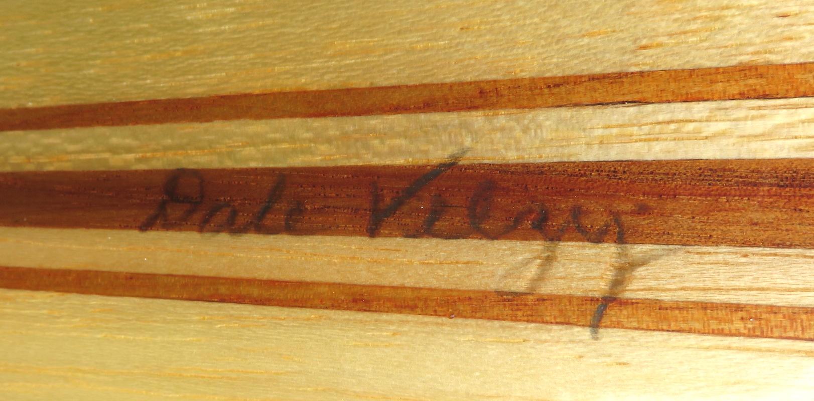 Fiberglass Dale Velzy Shaped Balsa Wood Longboard Surfboard For Sale