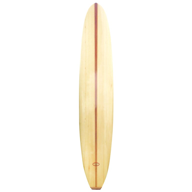 Dale Velzy Shaped Balsa Wood Longboard Surfboard For Sale at 1stDibs