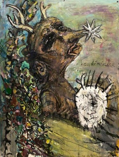 „“Vendmiaire“, Acryl auf Papier, Mythos, Menschlichkeit, Verlust, Herbst, Rückgabe