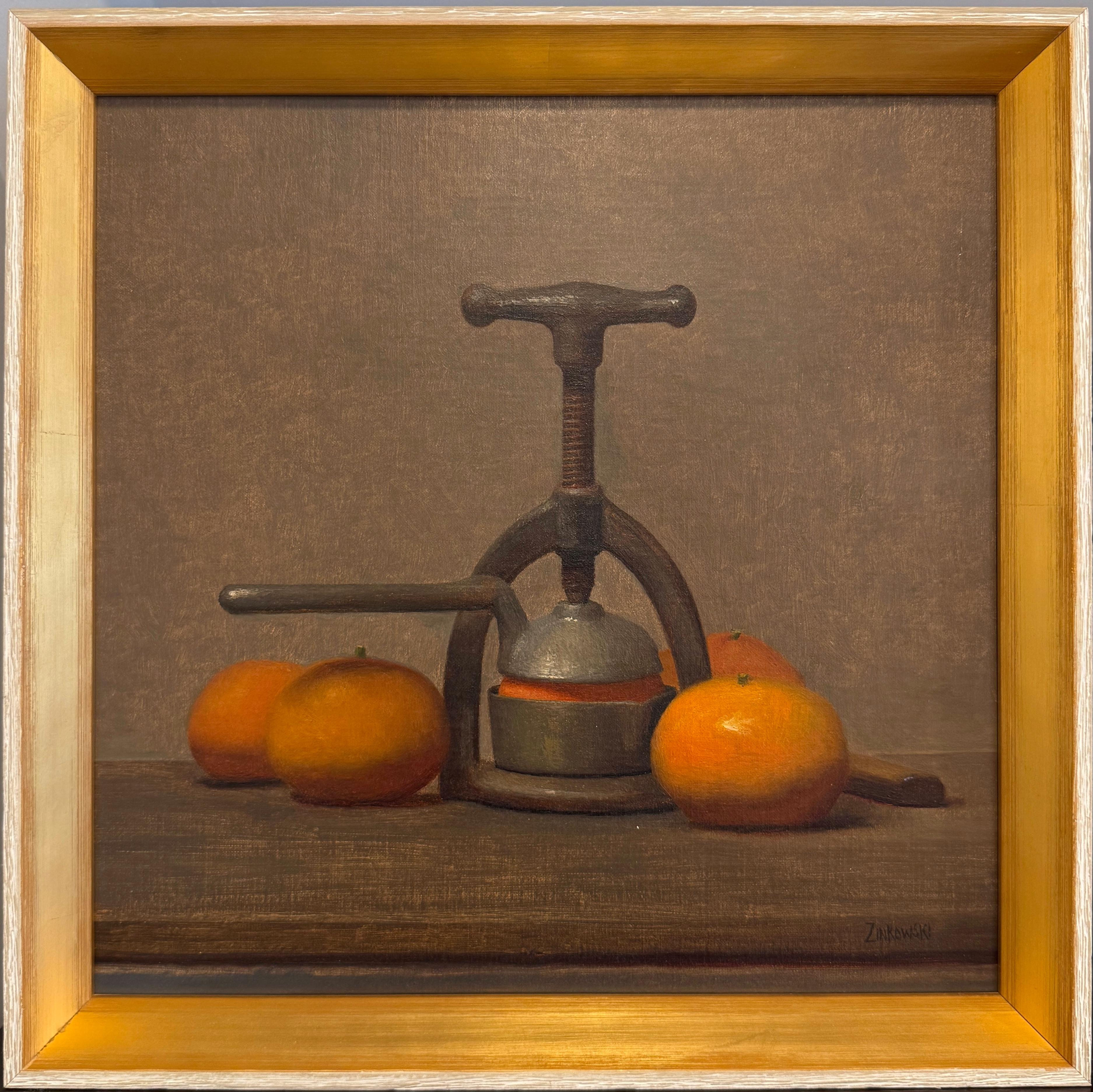 Still-Life Painting di Dale Zinkowski - Pressa da succo antica