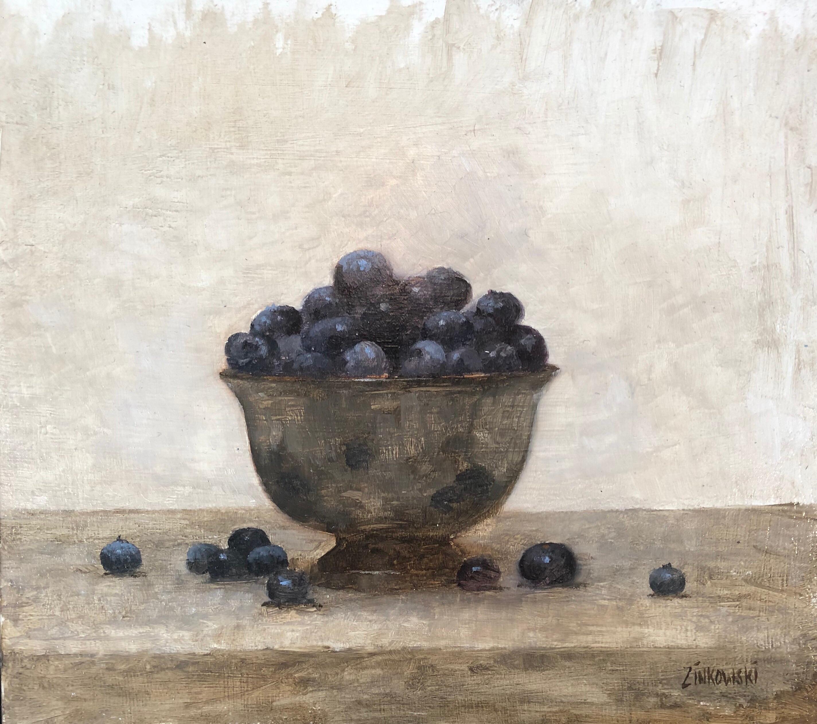 Blueberries - Painting by Dale Zinkowski