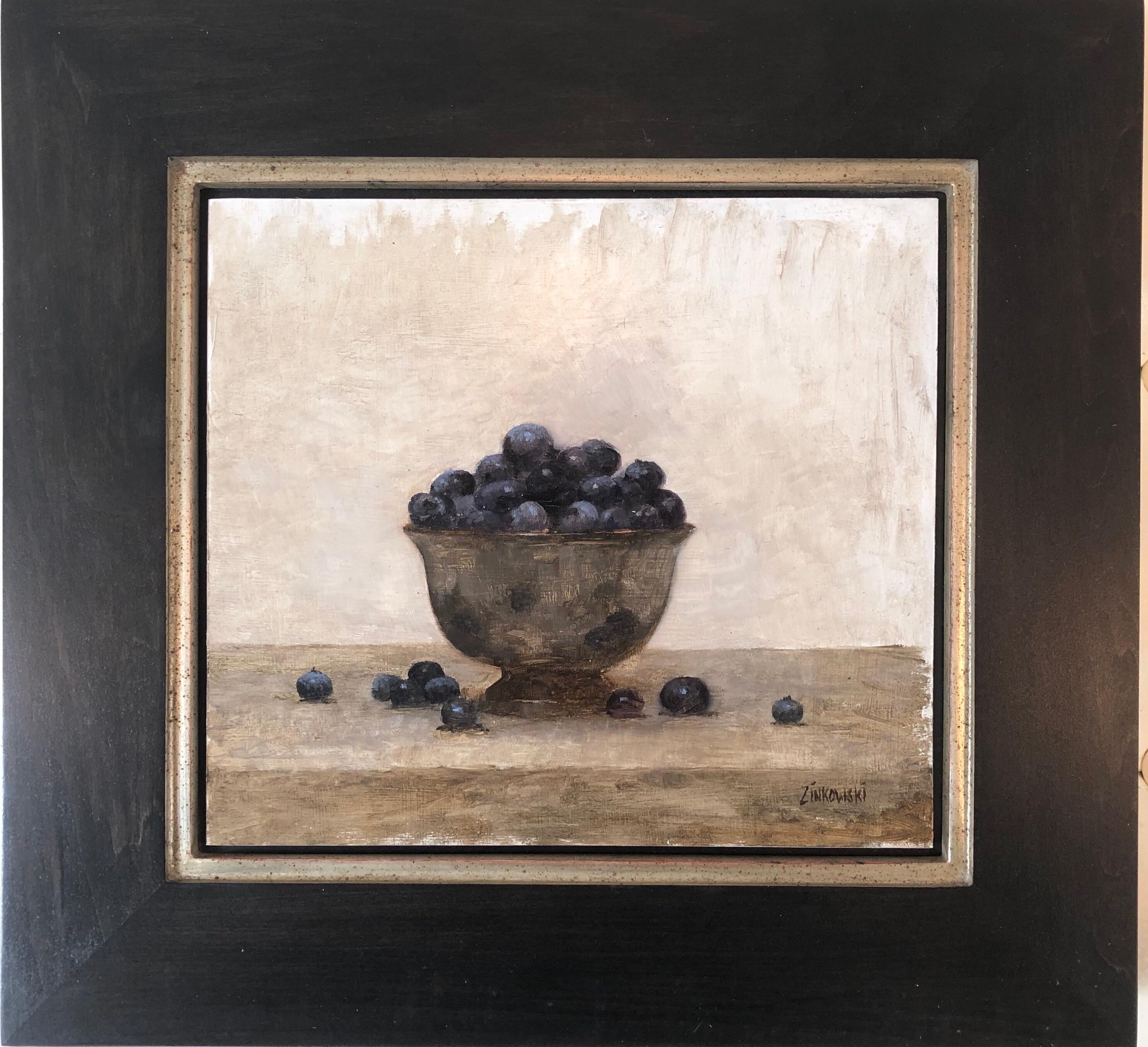 Dale Zinkowski Still-Life Painting - Blueberries