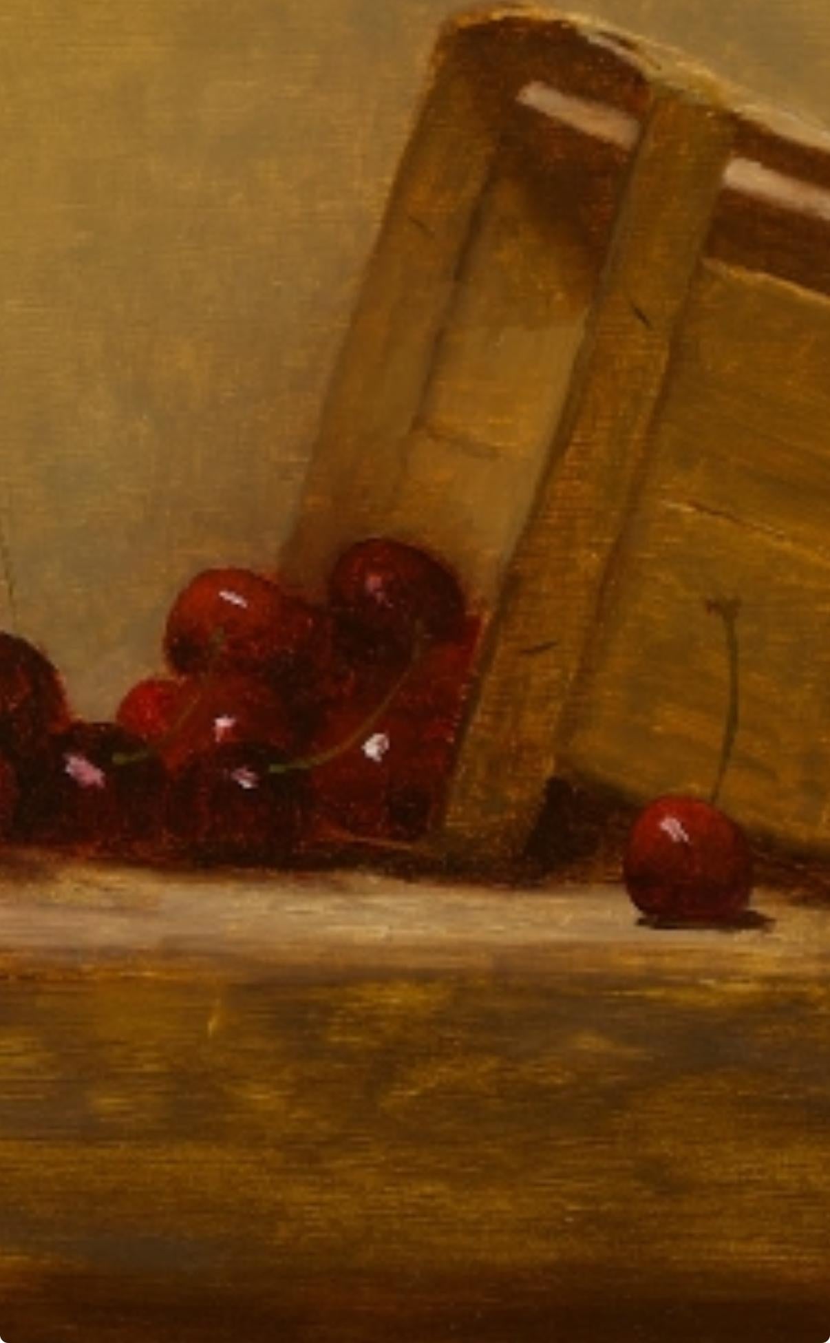 Dale Zinkowski est un maître de la nature morte. Son travail, qui rappelle les natures mortes hollandaises de l'âge d'or, resplendit de lumière et d'une beauté subtile et tranquille. Cette peinture à l'huile originale montre  Il est encadré dans un