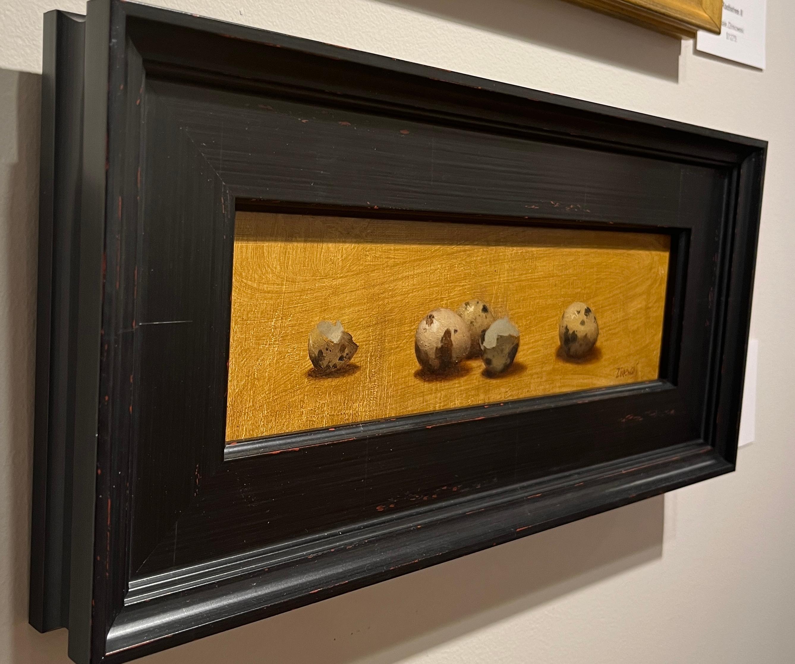 Quail Eggs - American Realist Painting by Dale Zinkowski