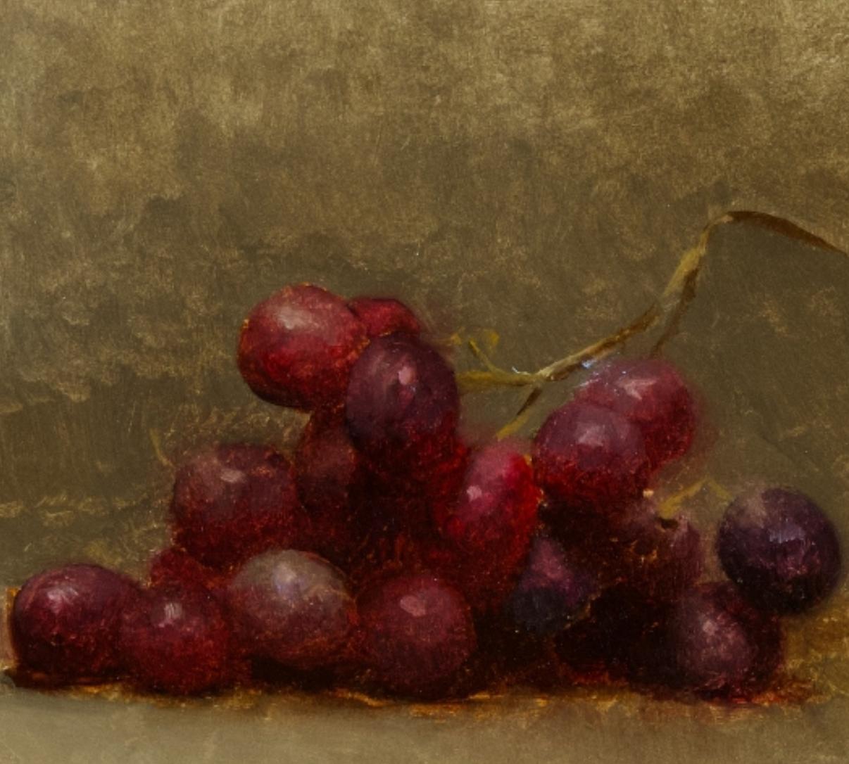 Estudio sobre las uvas rojas - Painting de Dale Zinkowski