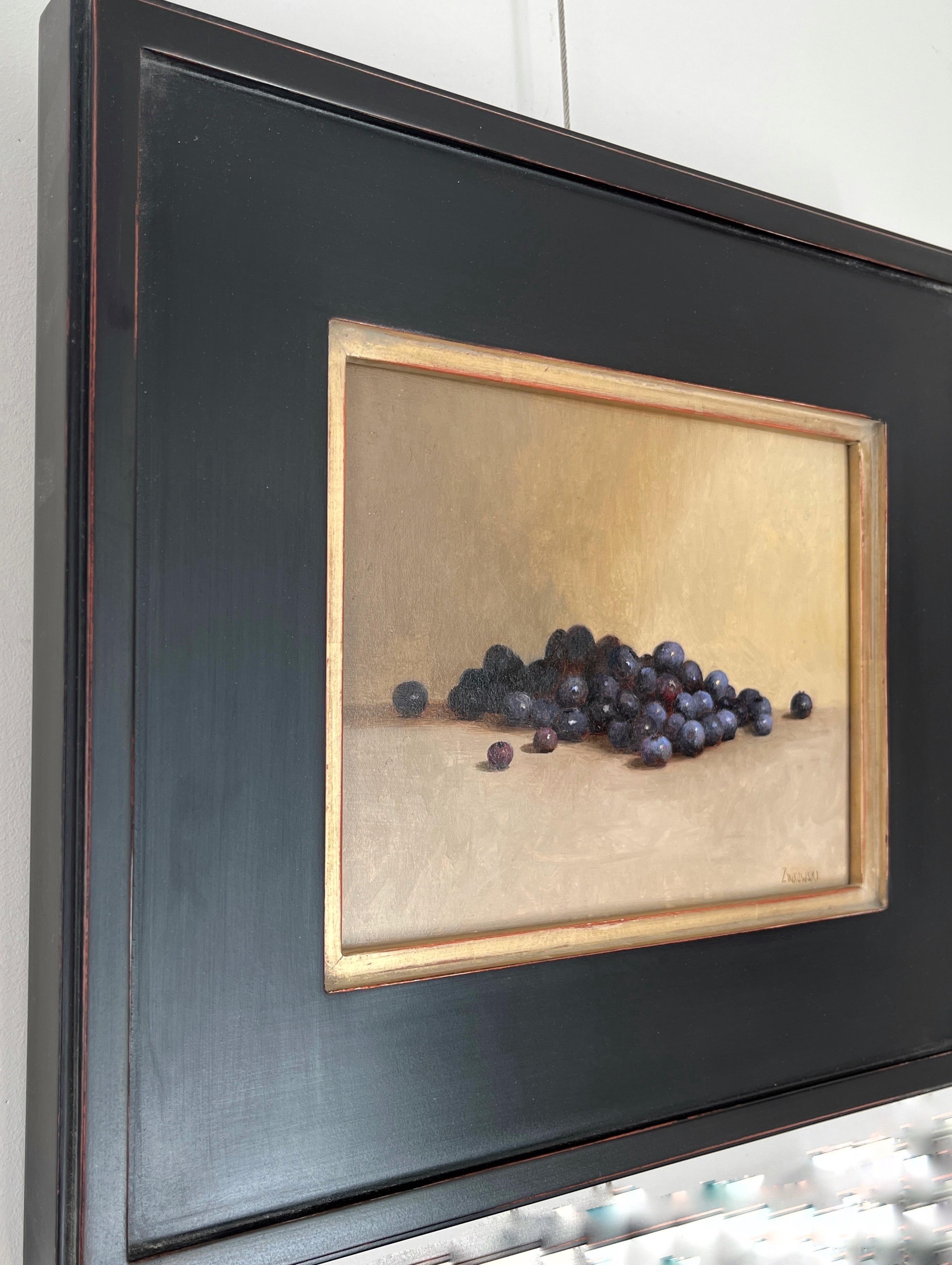 Still Life with Blueberries - Painting by Dale Zinkowski