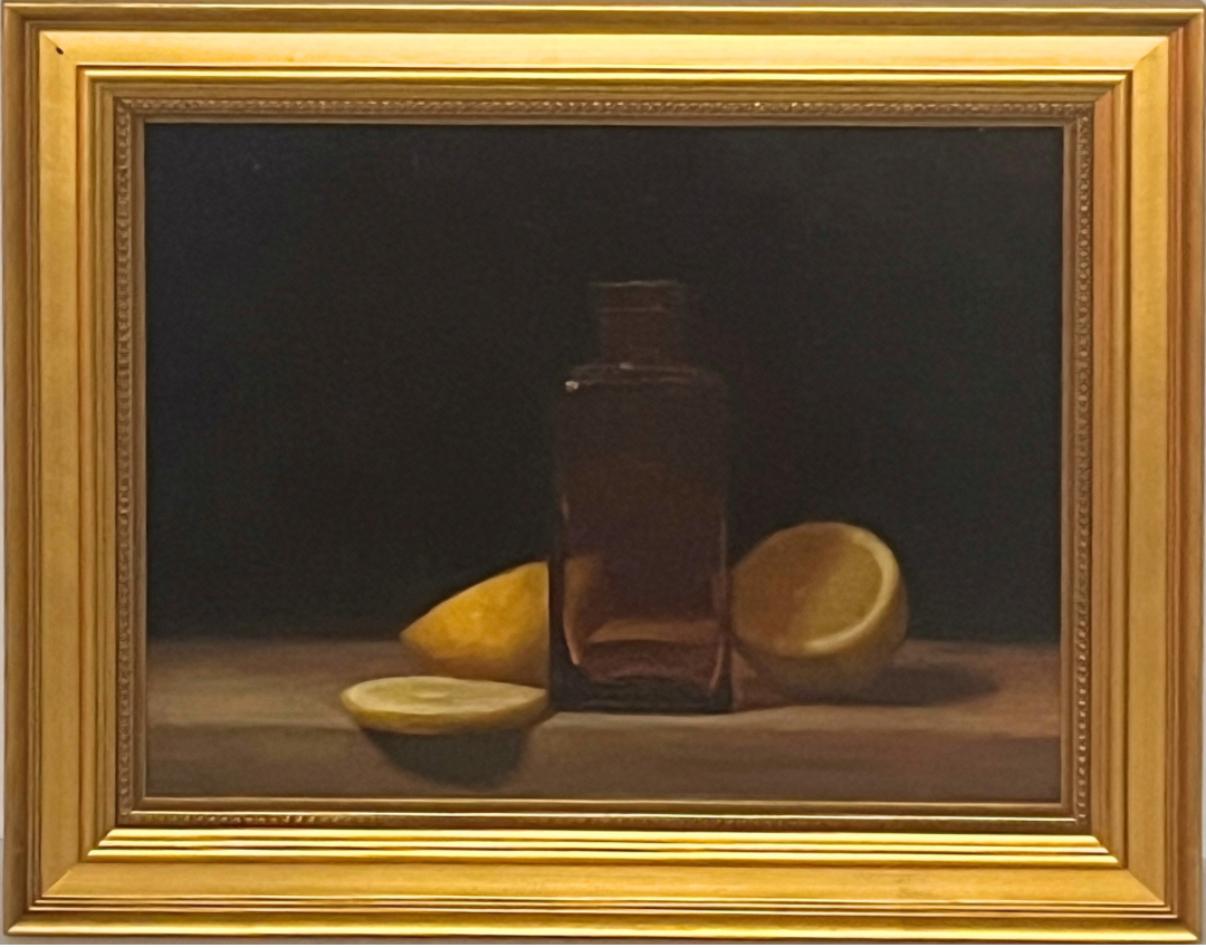 Dale Zinkowski è un maestro della natura morta. Le sue opere, che ricordano le nature morte olandesi del Secolo d'Oro, risplendono di luce e di una bellezza sottile e tranquilla. Questo dipinto a olio originale mostra una brocca di vetro seduta su