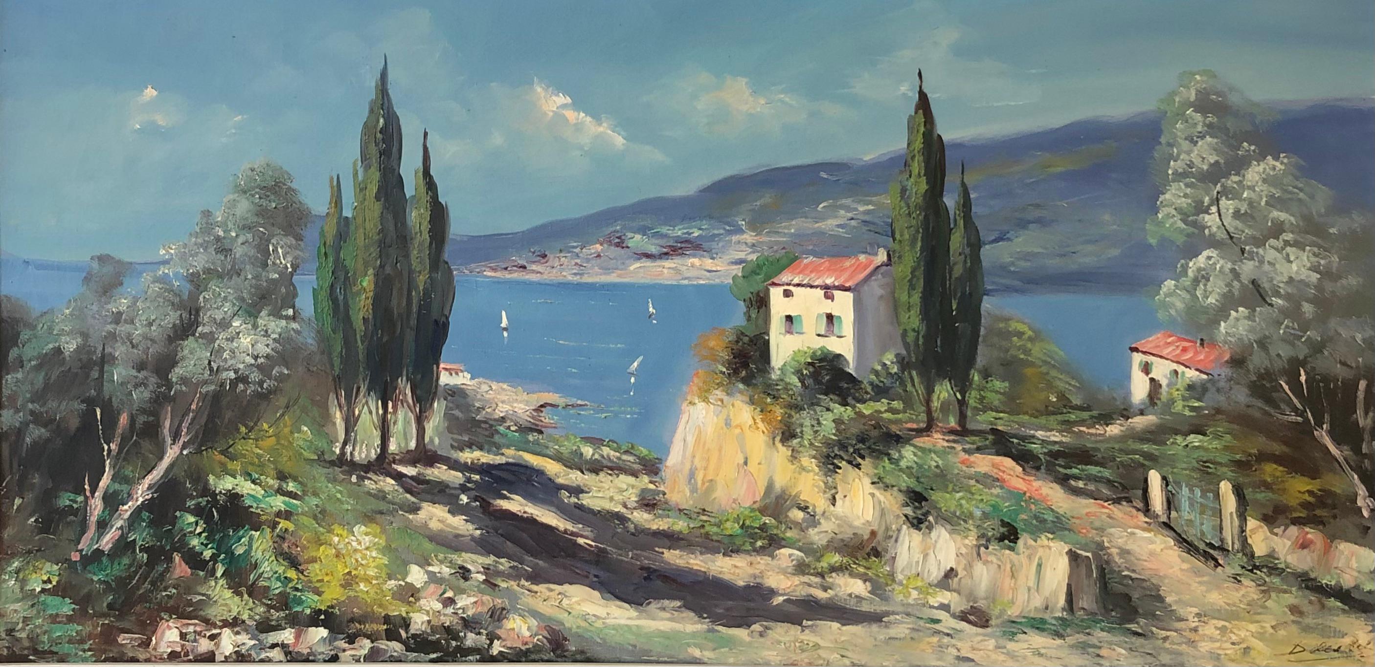 Daleanase Landscape Painting - Coastal view