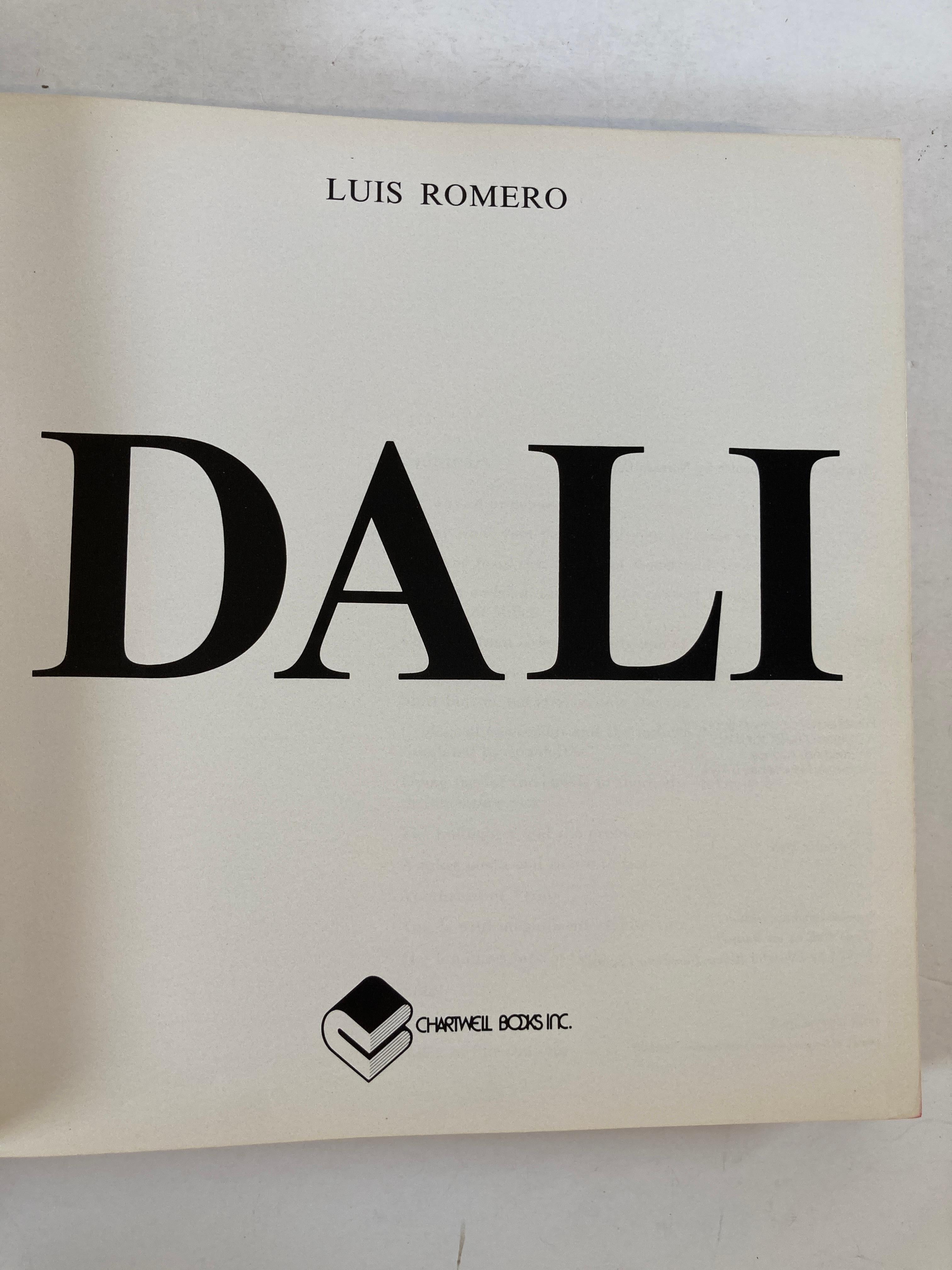 Dali Biography of Salvador Dali by Luis Romero Art Book In Good Condition For Sale In North Hollywood, CA