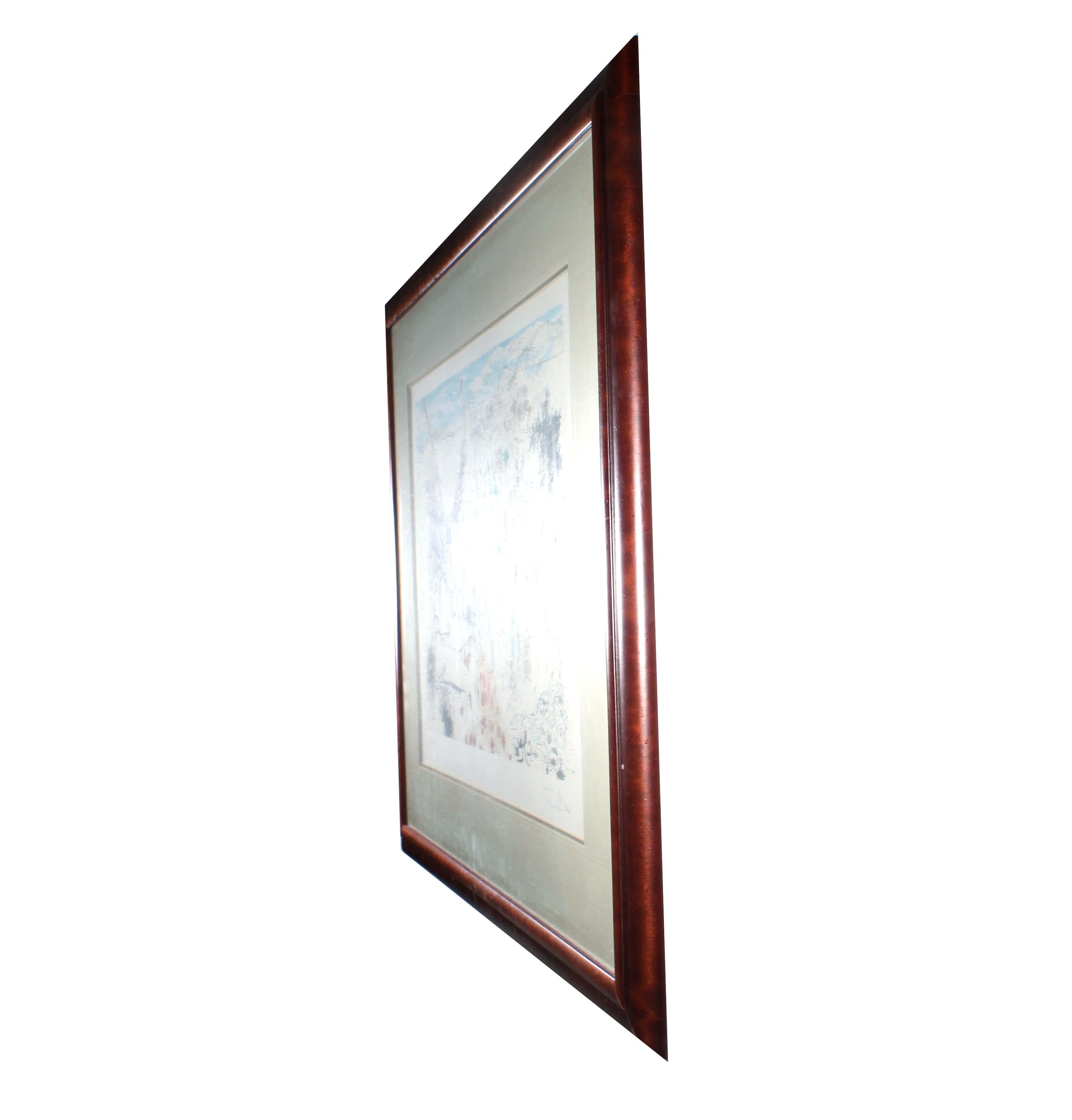 Dalí L'Age D'or De La Suite Don Quichotte De La Mancha 1957 Litografía Firmada en venta 6