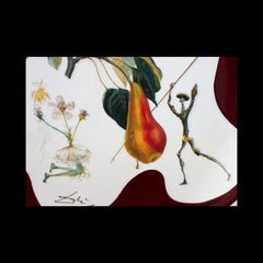 Dali entwarf diese große Schale  "Don Quichotte" Limoges Limitierte Auflage N°319