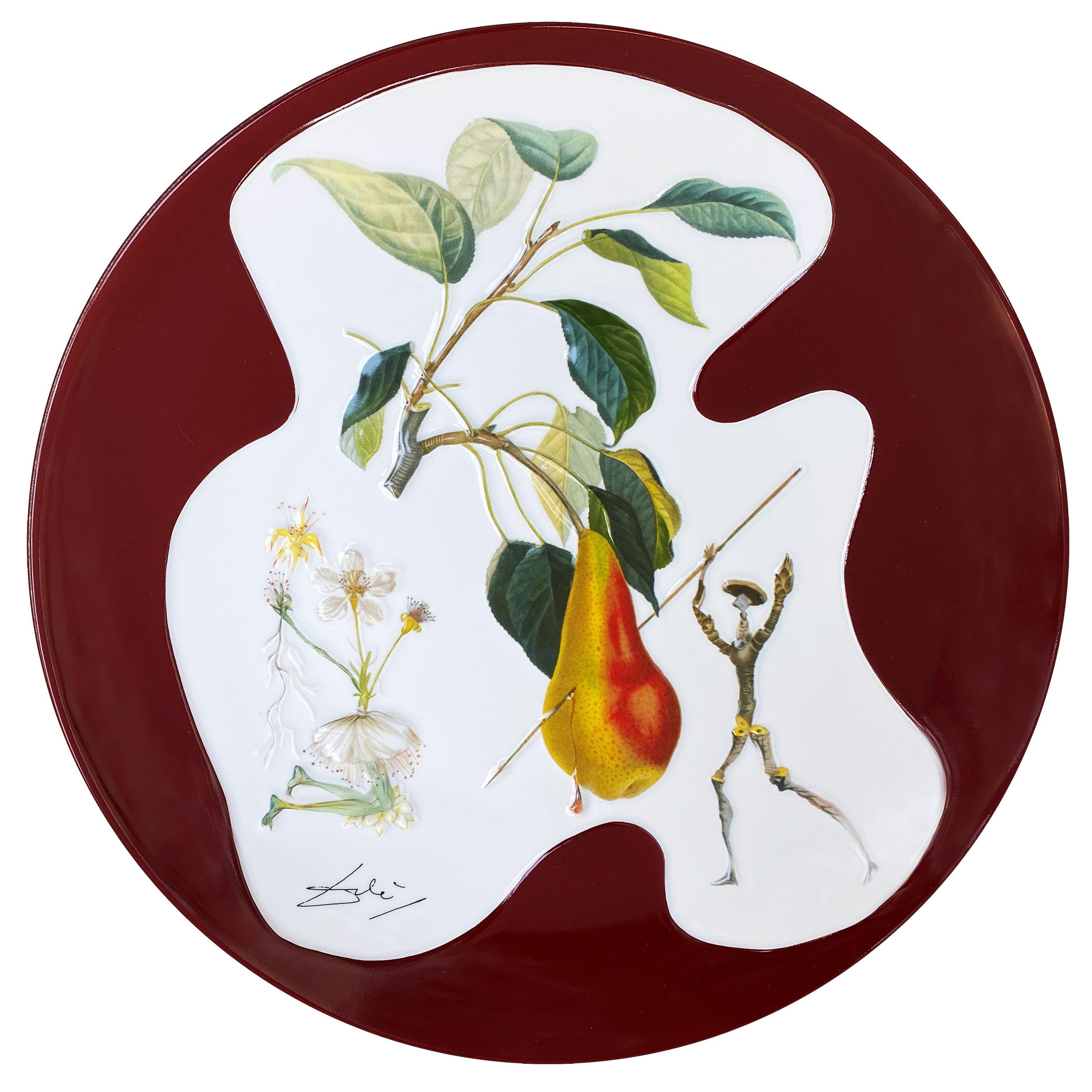 Dali Designed this Large Dish  "Don Quichotte" Limoges Limited Edition N°319 For Sale