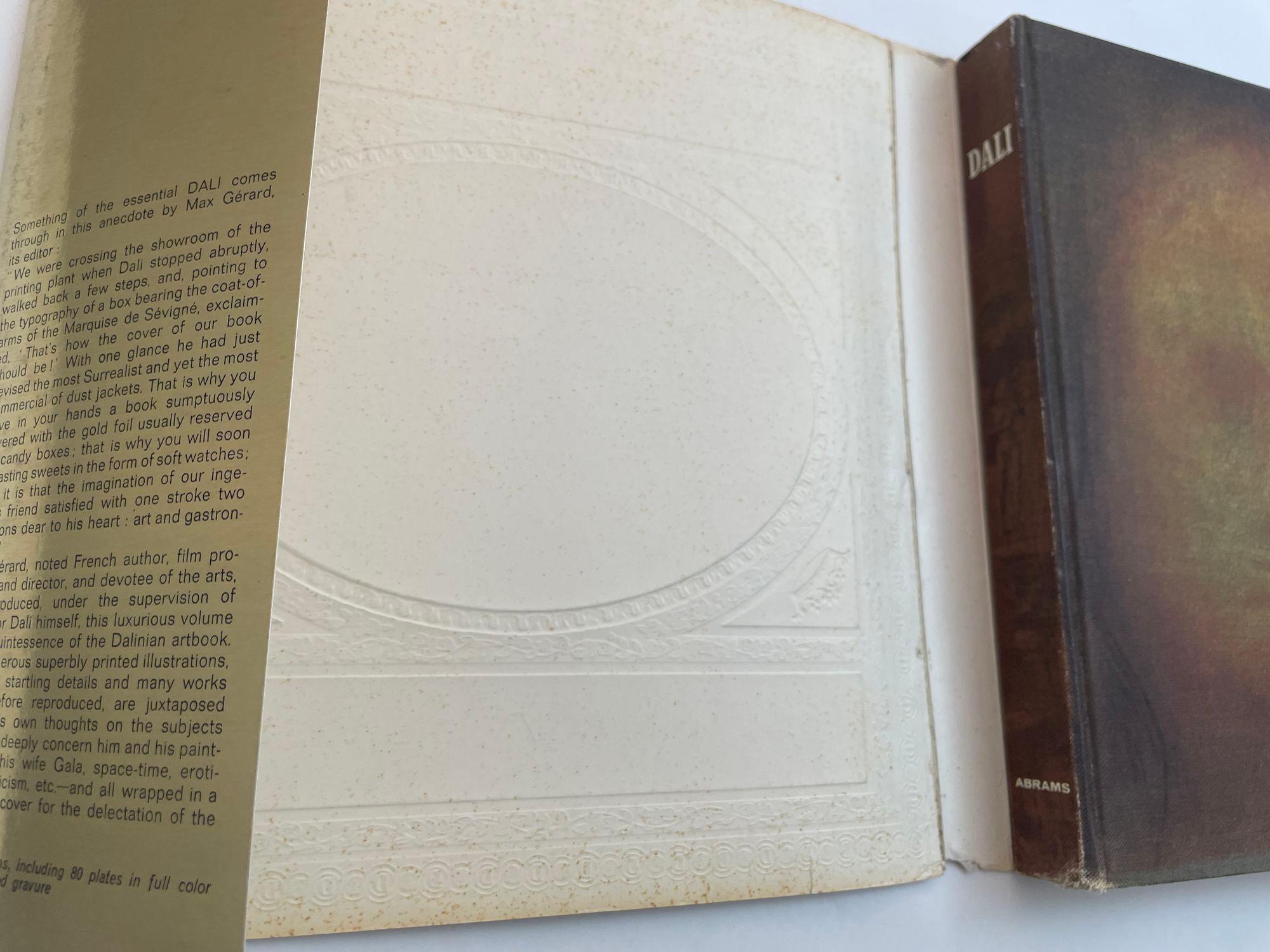Dalí Max Gerard Hardcover 1st Edition 1968 France by Harry N Abrams For Sale 2