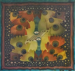 Zeitgenössische georgische Kunst von Dali Nazarishvili - Peacock