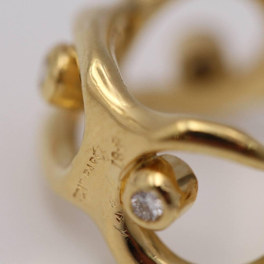 Taglio brillante Anello DALI in oro giallo e diamanti in vendita