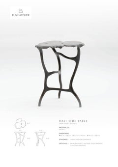 Dali Side Table with Antique Bronze Finish by Elan Atelier (IN STOCK)