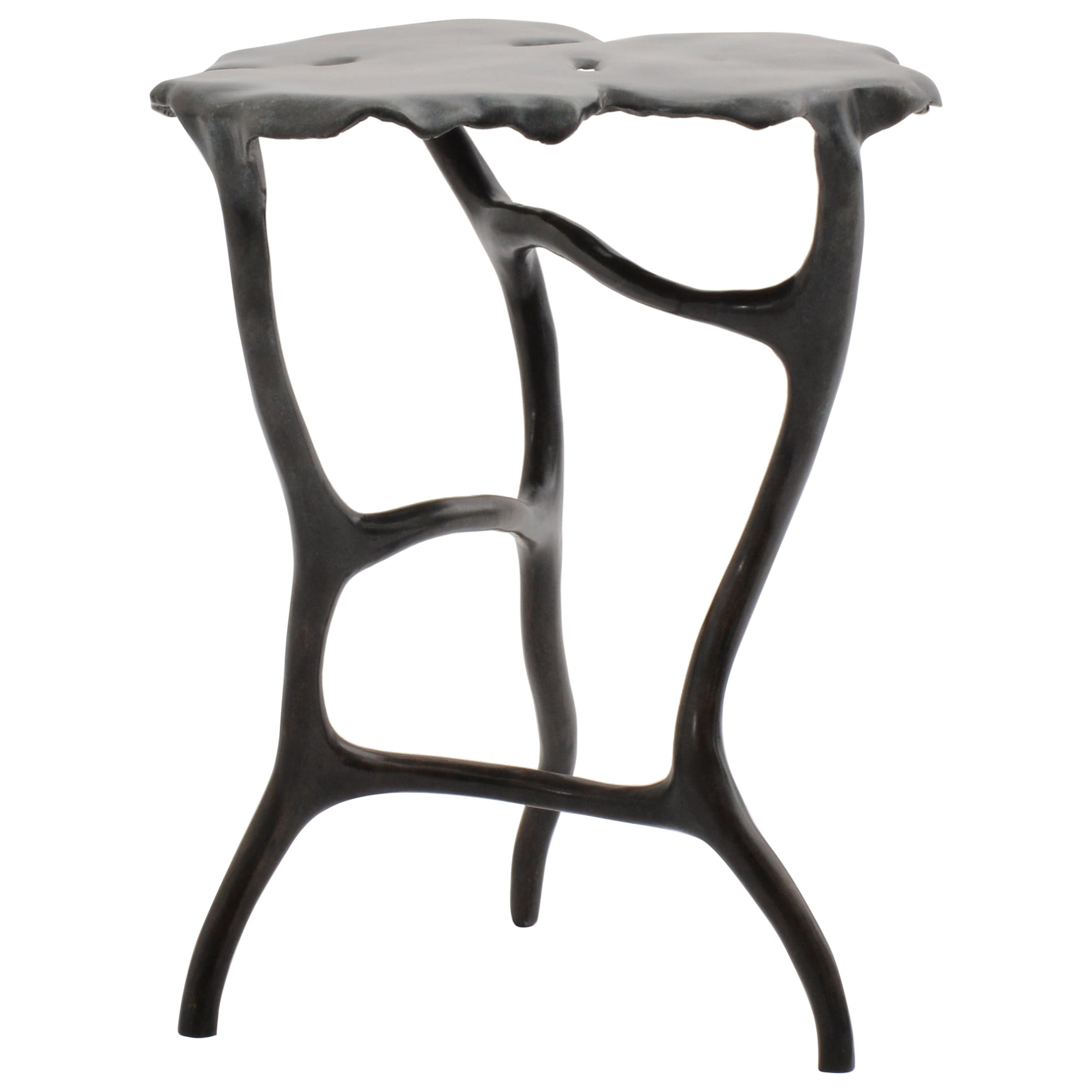 Dali Beistelltisch mit antiker Bronzeoberfläche von Elan Atelier (IN STOCK) (21. Jahrhundert und zeitgenössisch) im Angebot