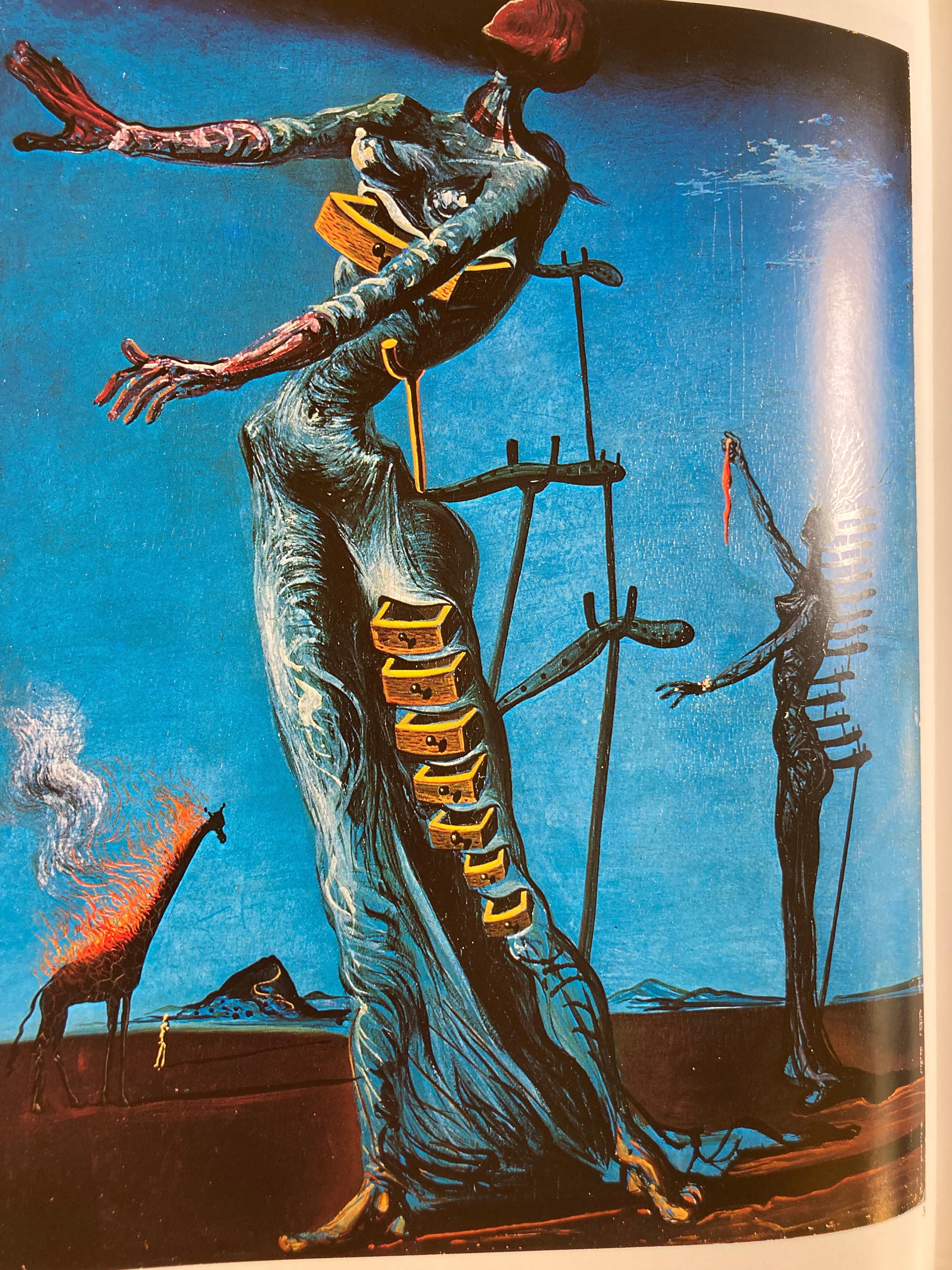 Livre d'art Dali « The Work and the Man » (L'œuvre et l'homme) par Robert Descharnes, couverture rigide État moyen - En vente à North Hollywood, CA