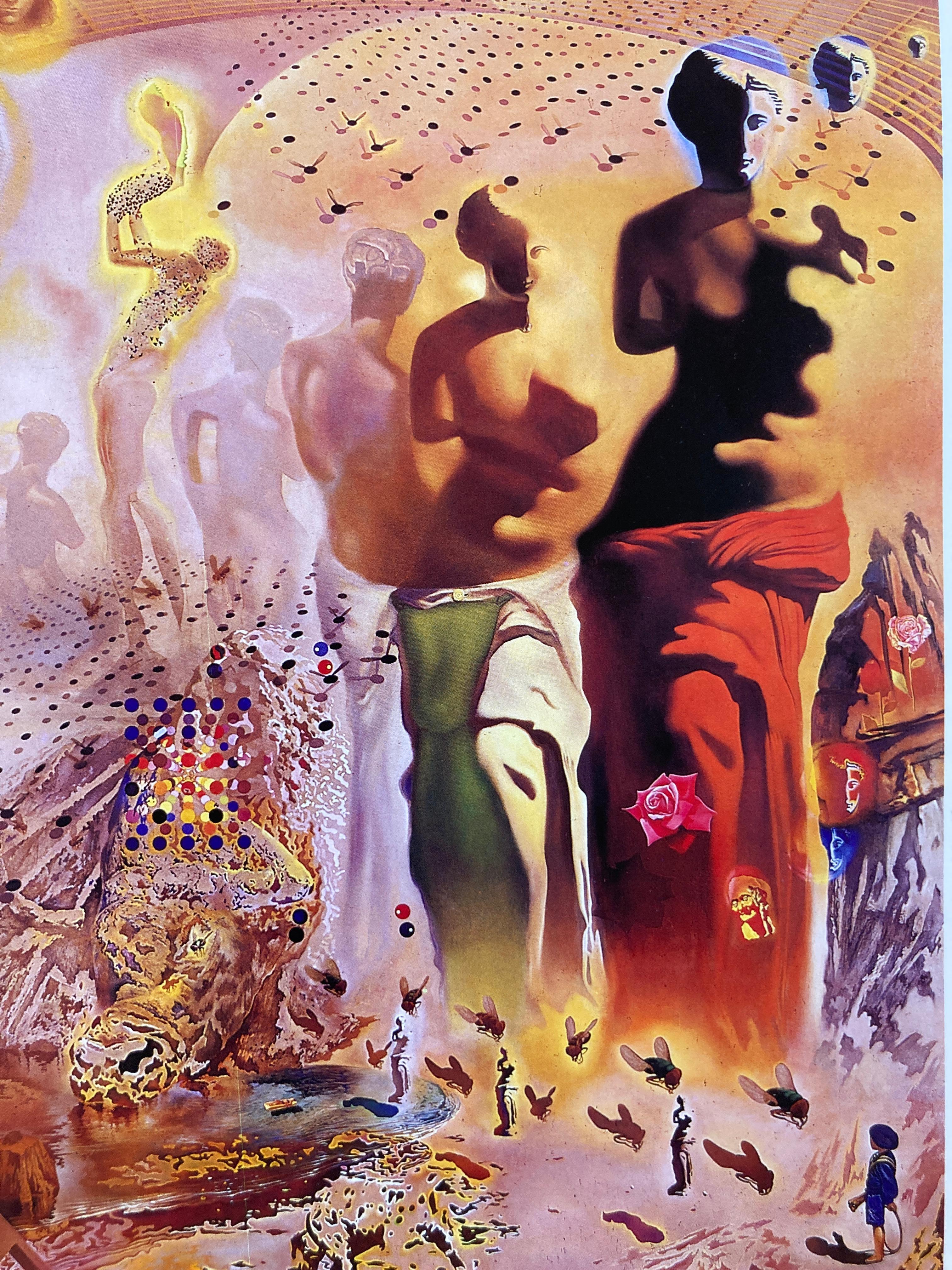 Post-Modern Dali The Work and the Man by Robert Descharnes Hardcover Coffee Table Art Book For Sale