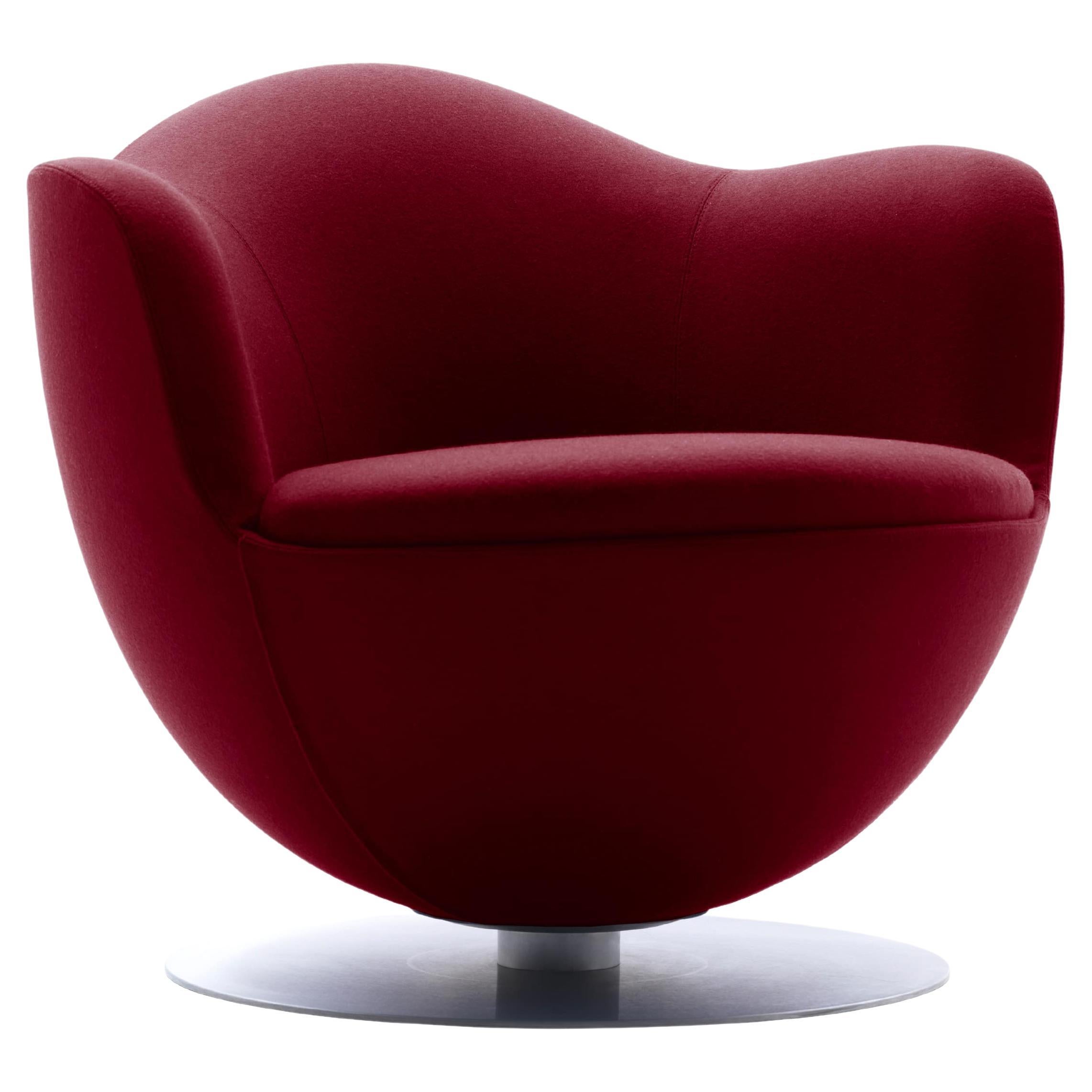Poltrona Dalia con imbottitura fissa di Marcel Wanders per Cappellini