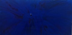 Azul - Pintura, Óleo, piedra lapislázuli y pigmento sobre lienzou2028