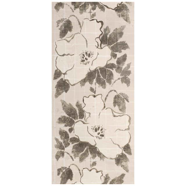 Shadowcat Designer Wallpaper in Heather ‘Grey and White’ For Sale at