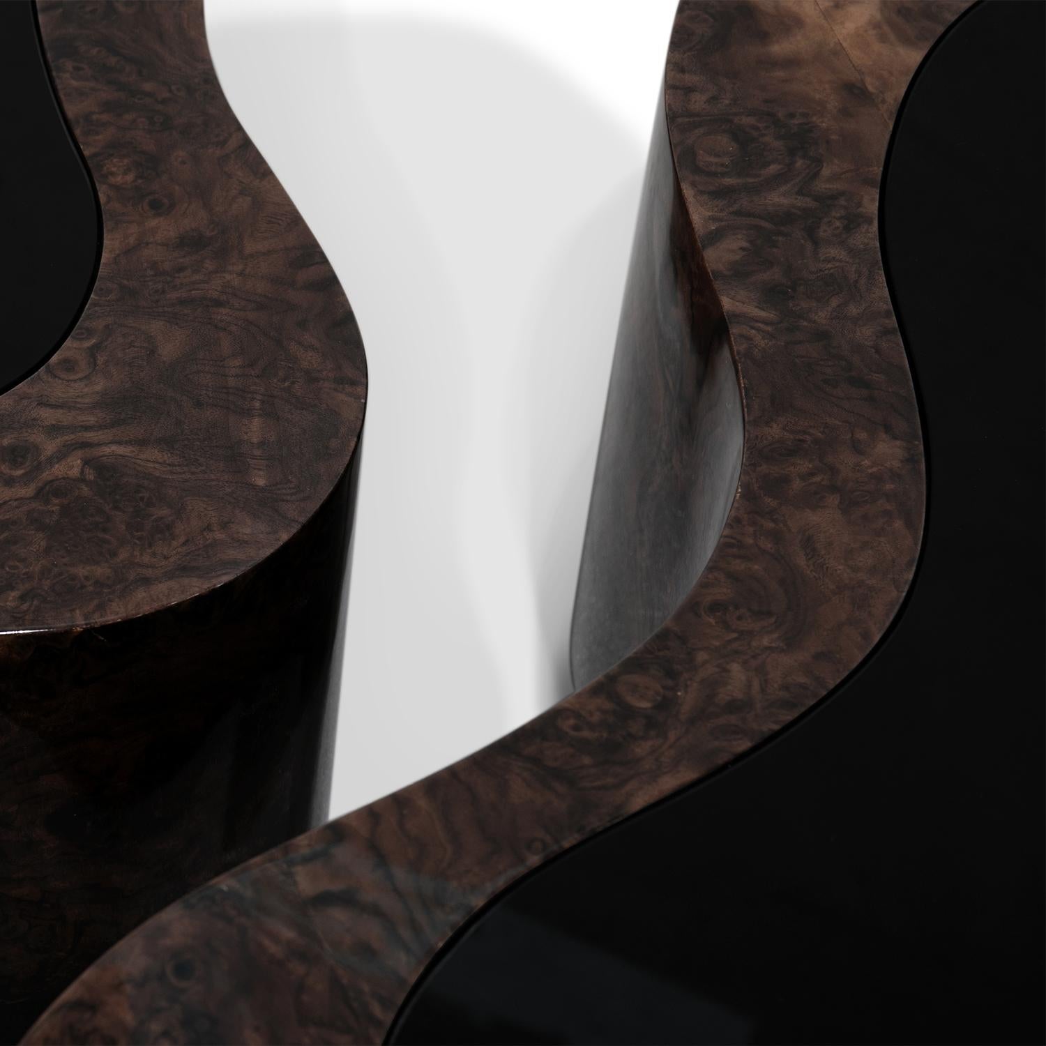 Dalia Walnut Set of 2 Coffee Table en vente 2
