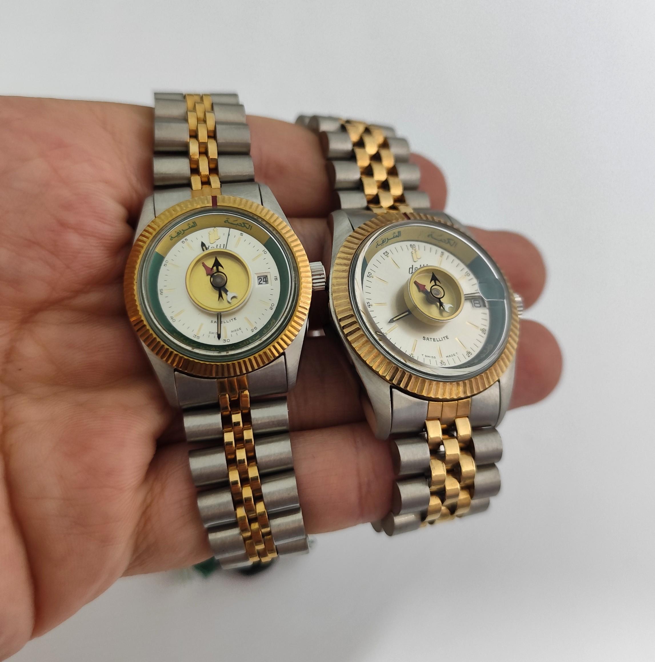 Dalil Monte Carlo SET OF TWO Watches (NOS)Automatic Swiss Stainless Steel And Go For Sale 2