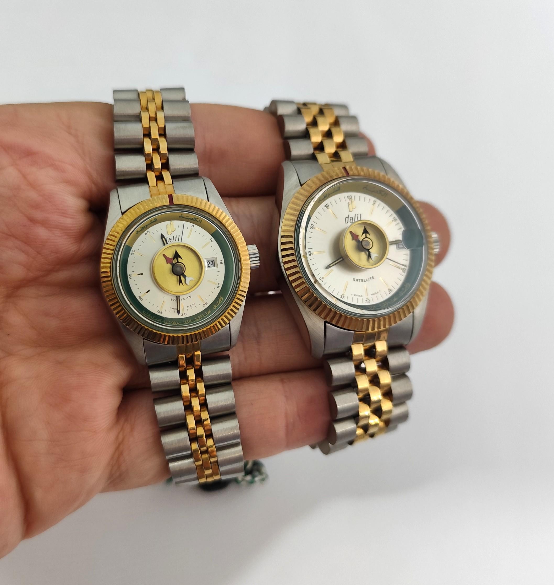 Dalil Monte Carlo SET OF TWO Watches (NOS)Automatic Swiss Stainless Steel And Go For Sale 3