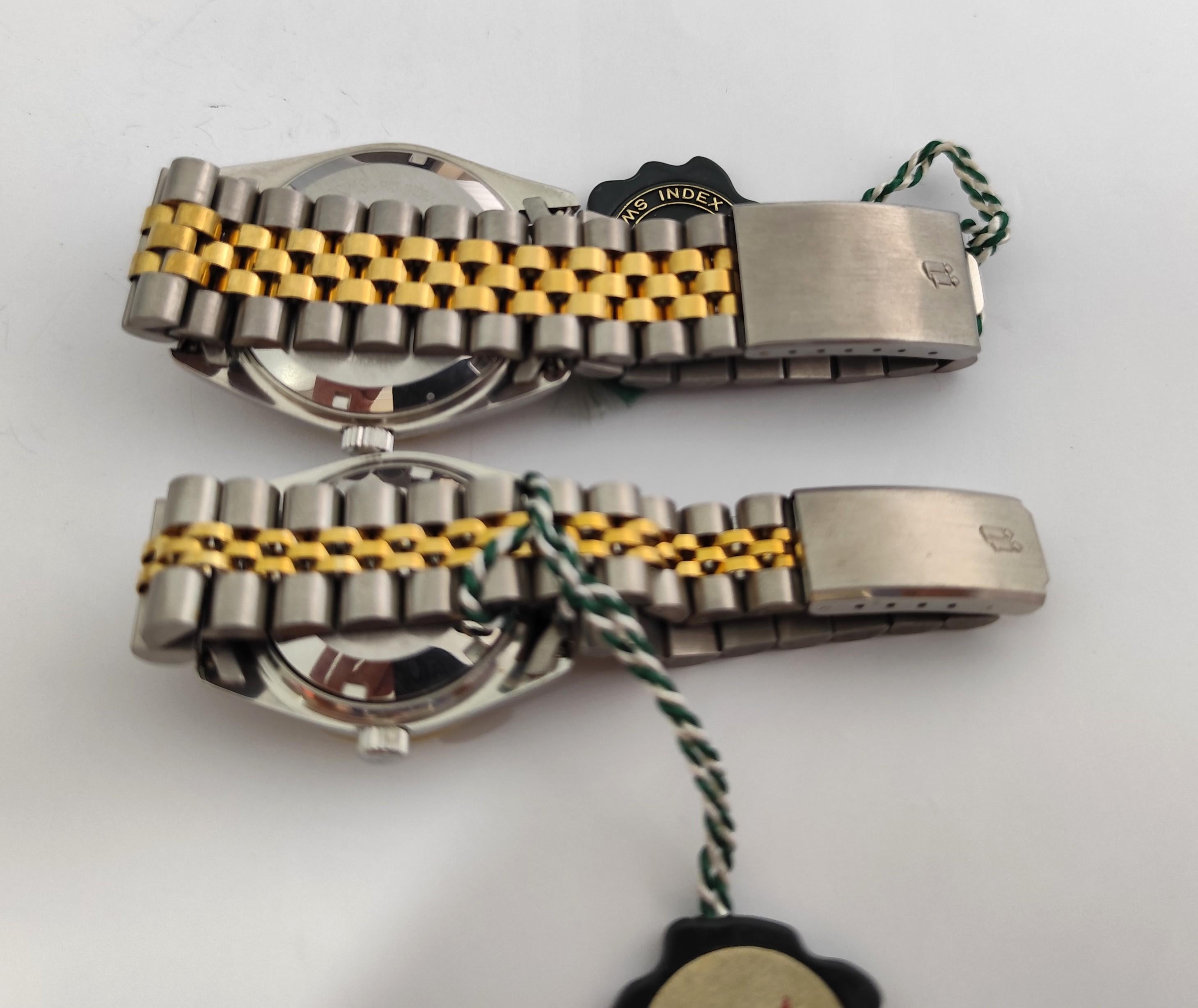 Dalil Monte Carlo SET OF TWO Watches (NOS)Automatic Swiss Stainless Steel And Go For Sale 4