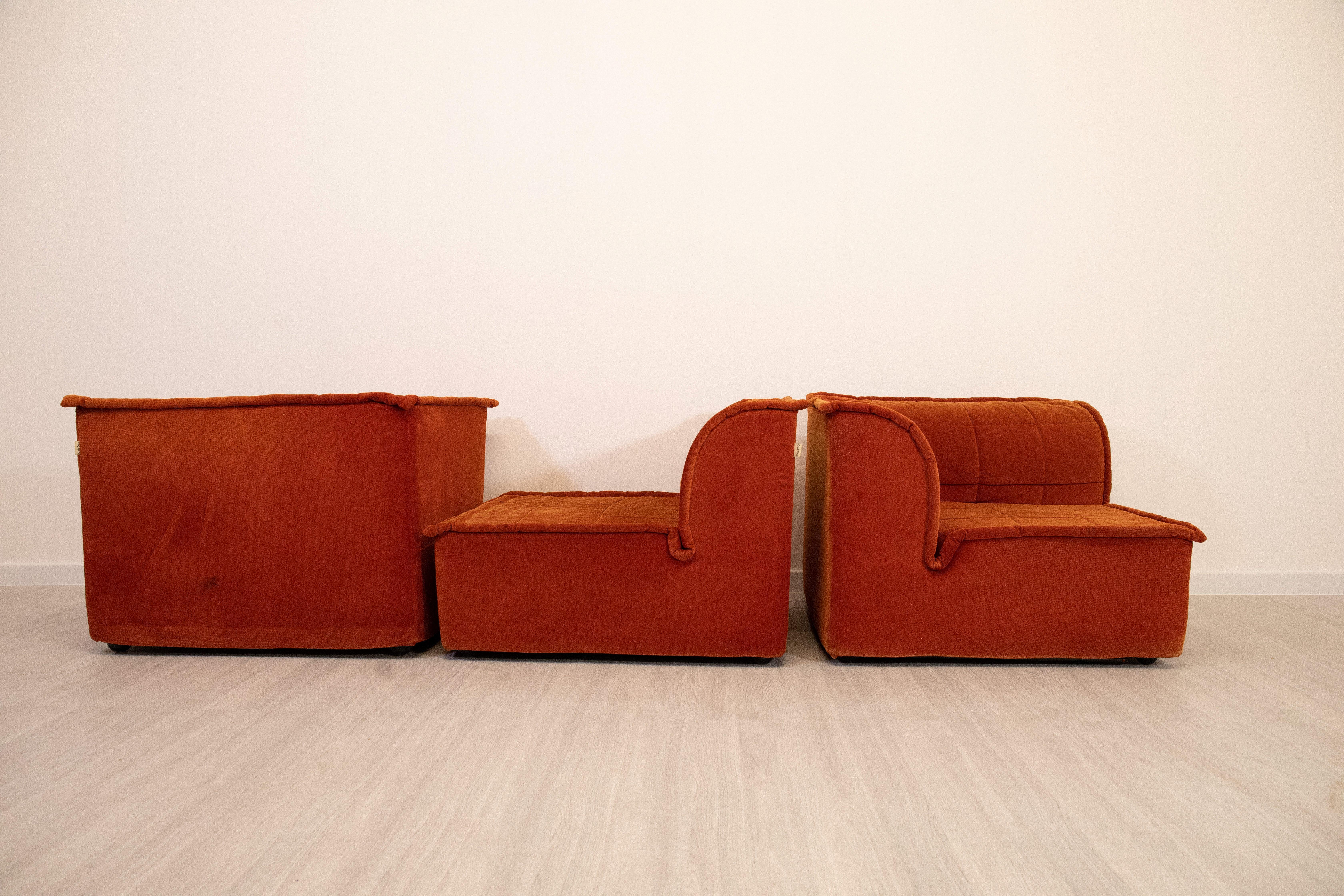 Dall' Oca - Modular Sofa , 1970 For Sale 7